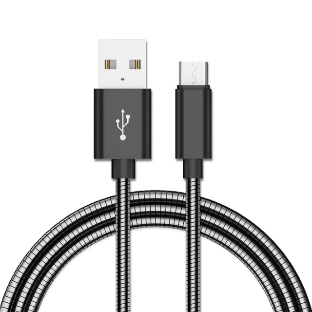NORDIQZENZ Micro-USB kabel in Metaal, 1m