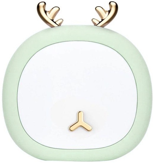 Nachtlampje met hertenhoorn, Groen