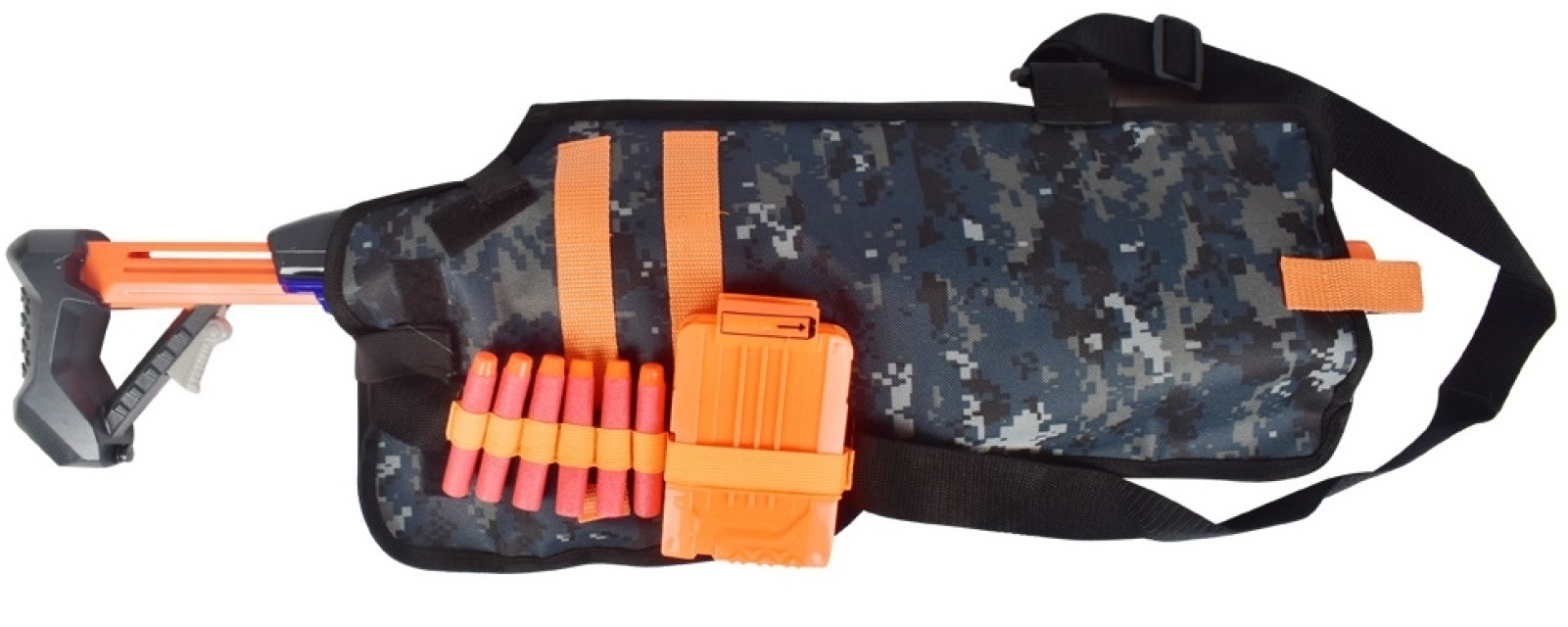 Rugzakholster voor Nerf, Camouflage, Grijs
