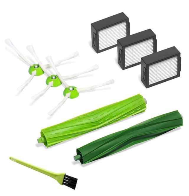 Kit met schoonmaakborstels voor de iROBOT/Albert Roomba i7+
