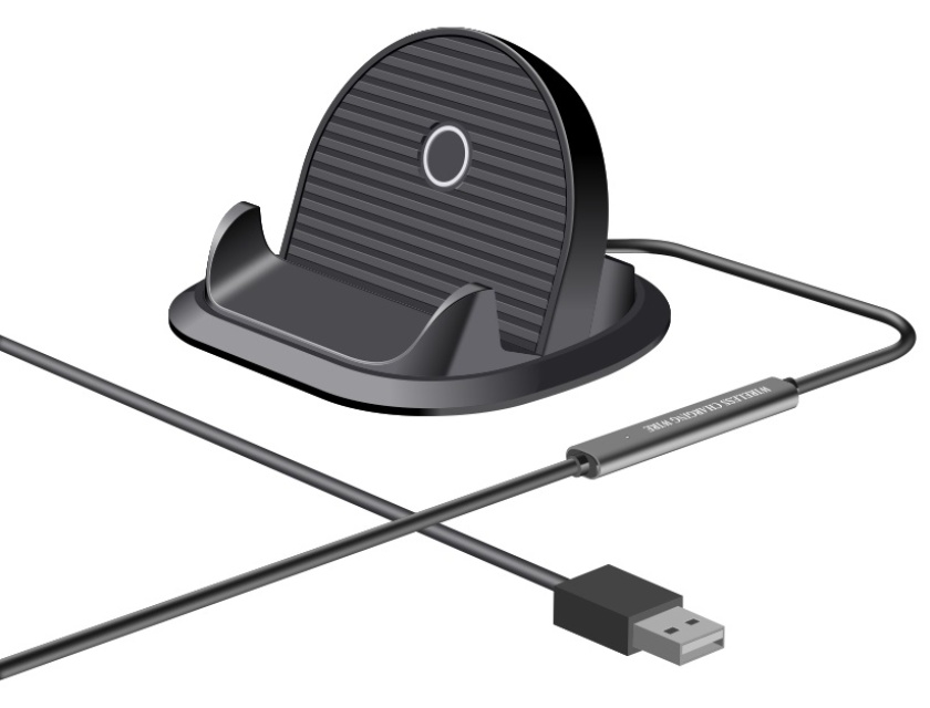 Qi snellaadstandaard voor smartphone, zwart