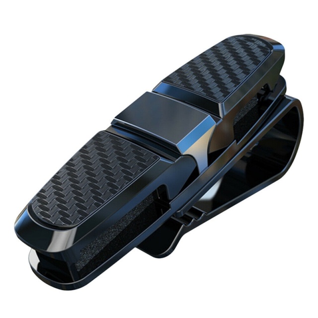 Clip voor zonnebril voor auto, zwart