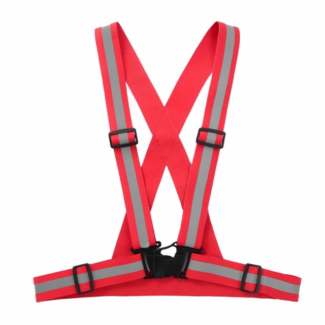 Reflecterend harnas/reflecterend vest, Rood