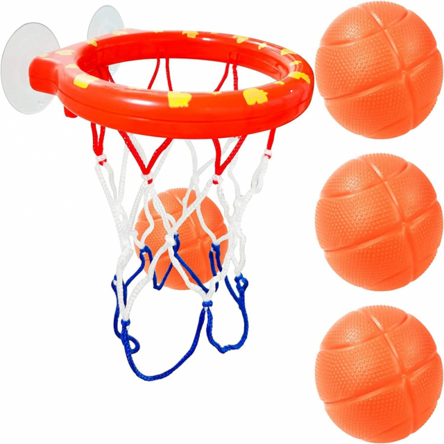 Basketbalset voor de badkamer