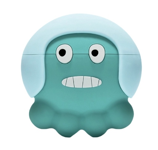 Octopusschaal voor Airpods Pro, groen