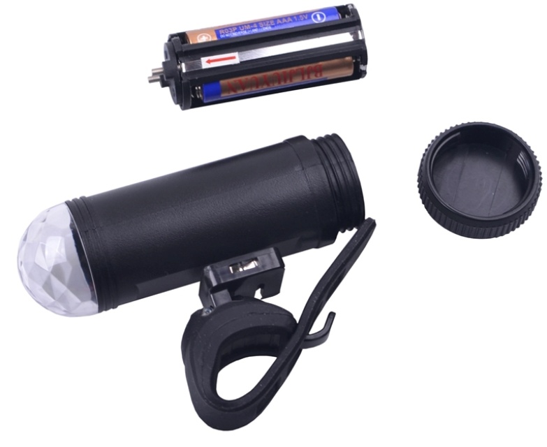Fietslicht met Disco-effect