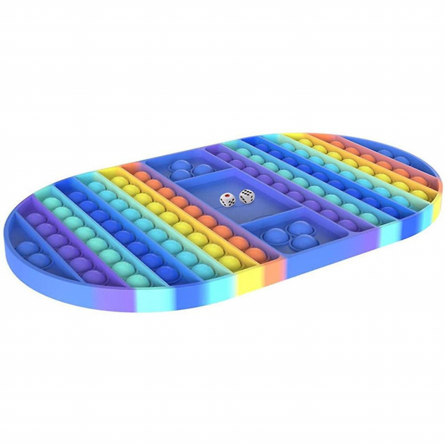 Pop-It schaakbord met afgeronde hoeken