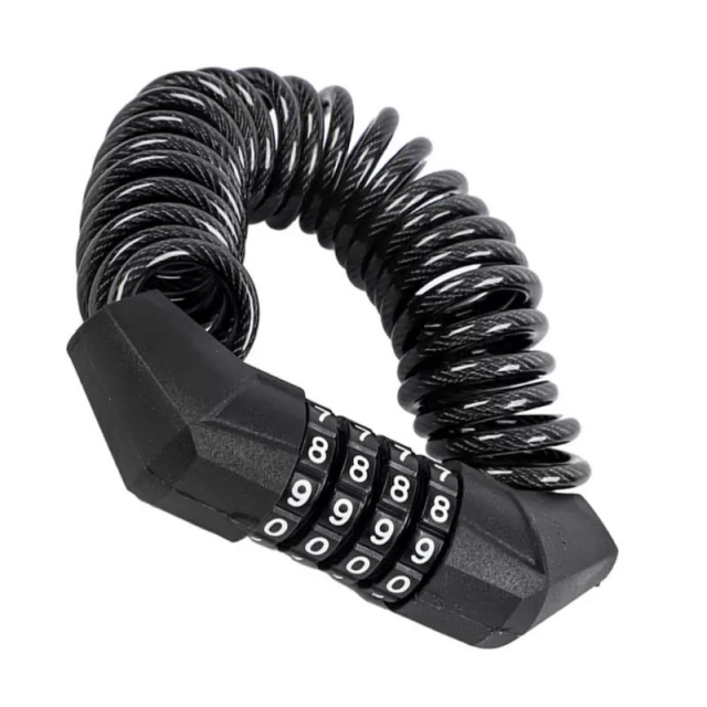 Codeslot met draad voor bagage en helm