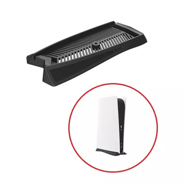 Verticaal statief voor Playstation 5 Digital Edition, Zwart