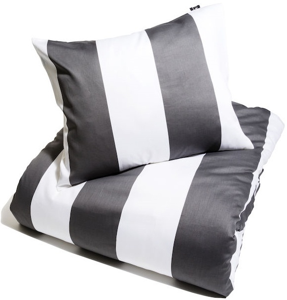 Kosta Linnewäfveri Beddenset Fjällbacka satijn grijs, 2-pak