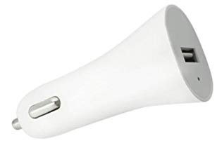 Autolader met USB-aansluiting, 1A, Wit