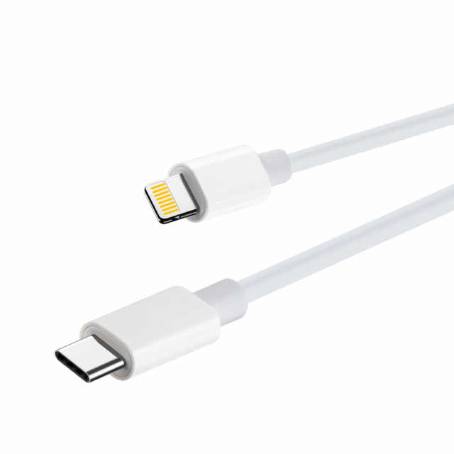 Maxlife MXUC-05 Power Direct USB-C naar Lightning-kabel 2,0 m 20W, Wit