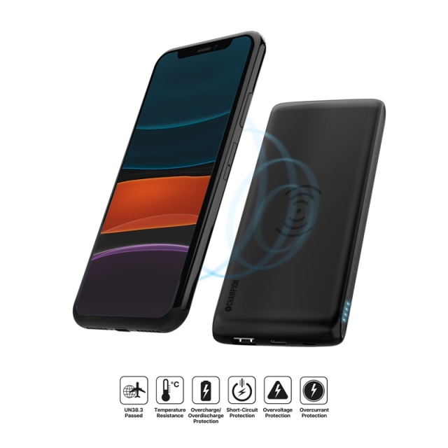 Champion PowerBank 10000 mAh 10W Wirele