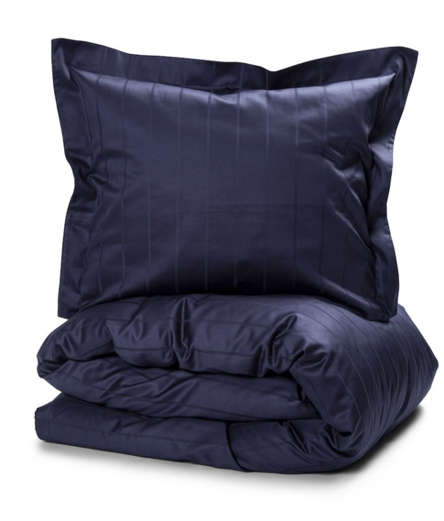 Bäddset King Size Liverpool Satin, Marin