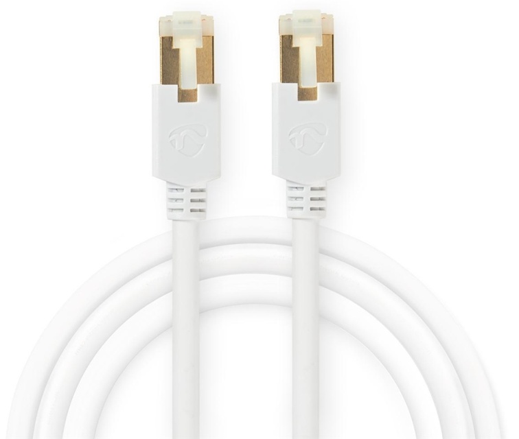 Nedis CAT6 Netwerkkabel | RJ45 Male | RJ45 Male | S/FTP | 10.0 m | Rond | LSZH / PVC | Wit | Window Box