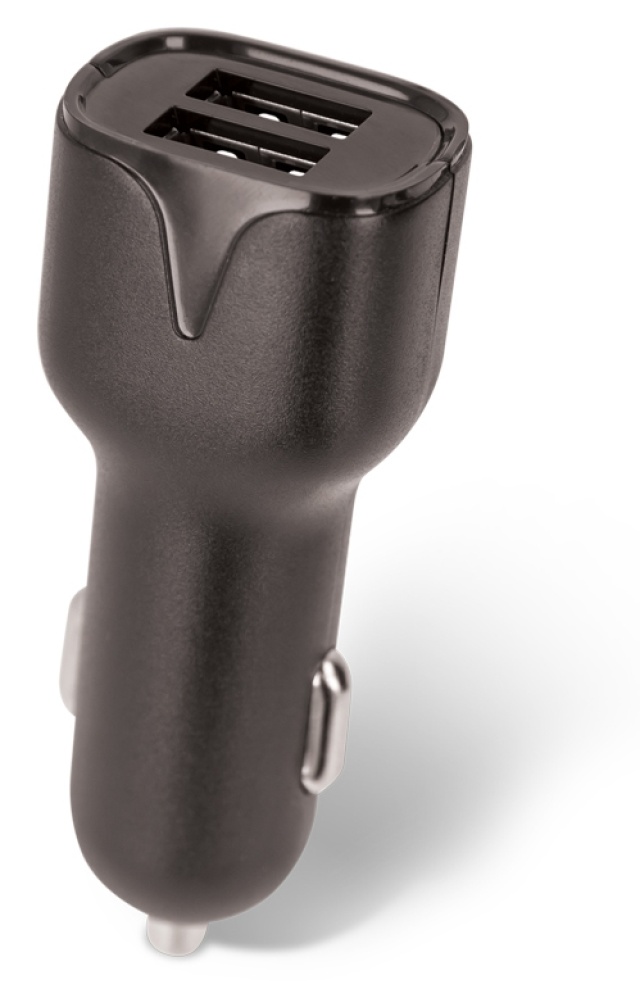 Maxlife Autolader MXCC-01 2xUSB Snelladen (2,4A), Zwart