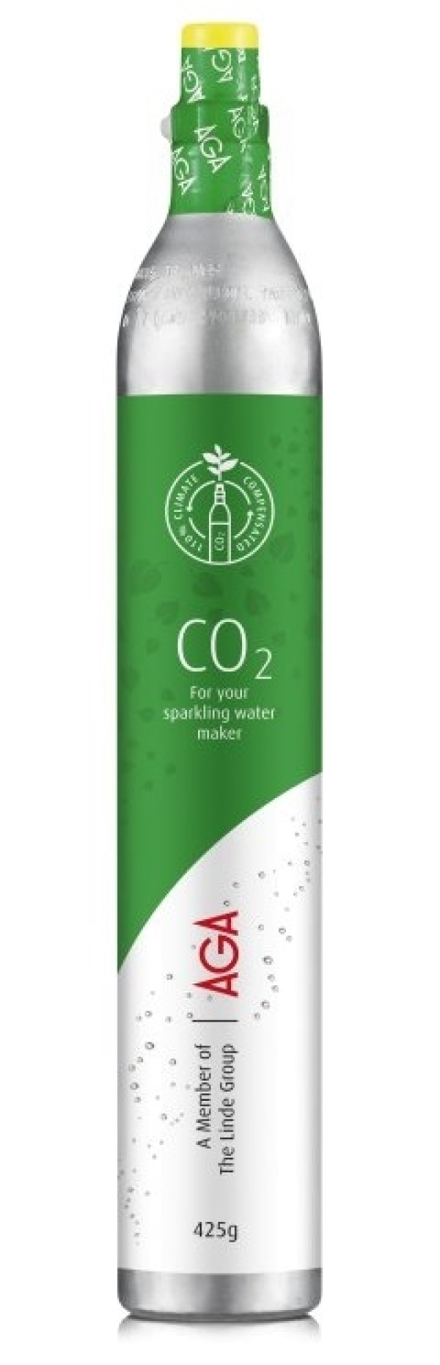 AGA Biogon C Koolzuurpatroon 425g, Groen