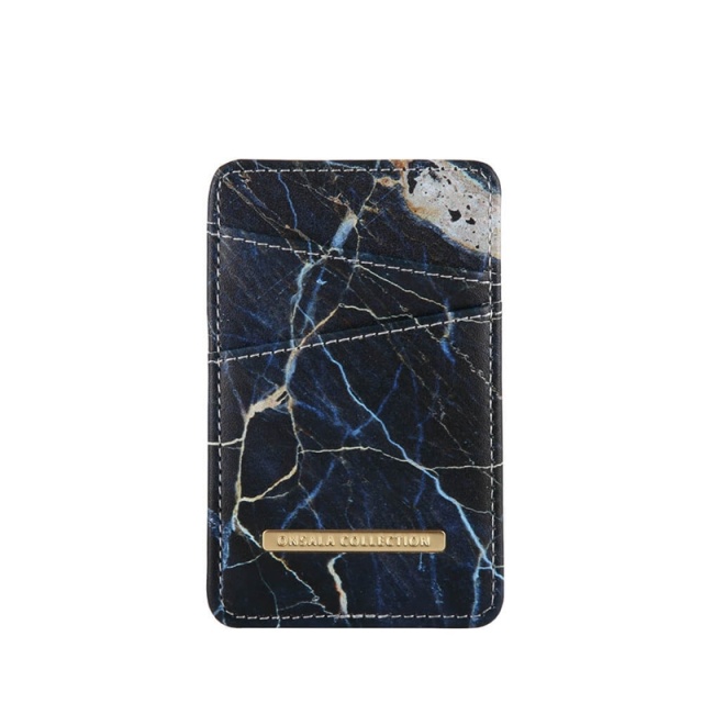 ONSALA COLLECTION Cardholder Black Galaxy Marble Universal 2 Cardpockets