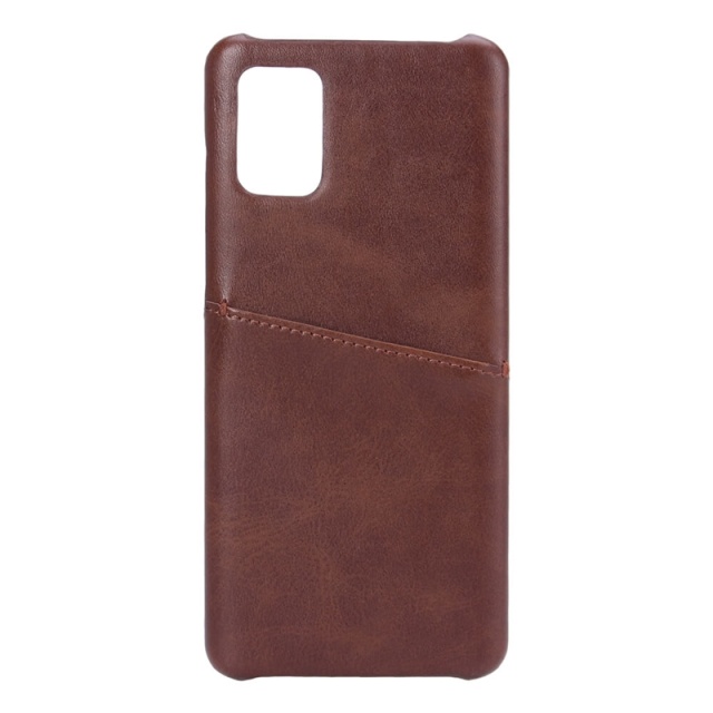 ONSALA Mobile Cover Brown with Cardpocket Samsung Galaxy A71