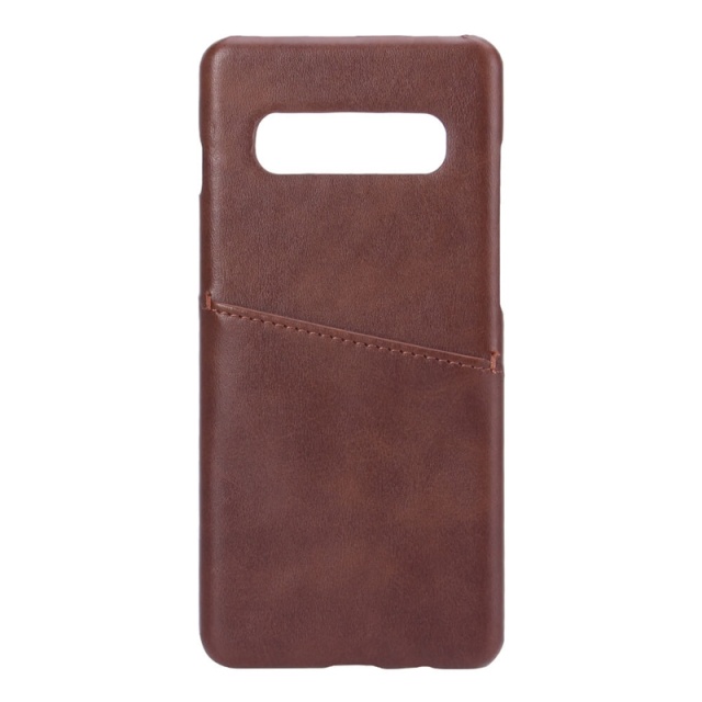 ONSALA Mobile Cover Brown with Cardpocket Samsung Galaxy S10 Plus