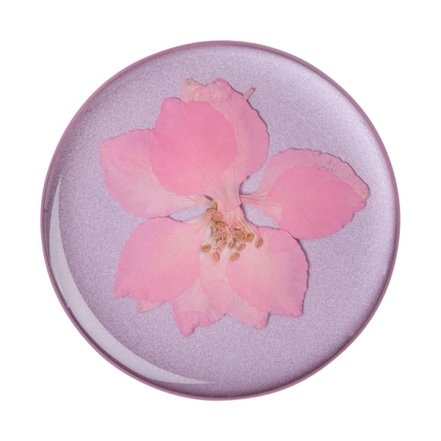 POPSOCKETS Pressed Flower Delphinium  Removable Grip with Standfunction Premium 
