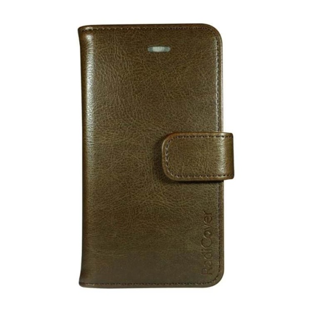 RADICOVER Radiation protected Mobilewallet PU iPhone 6/7/8/SE Flipcover Brown