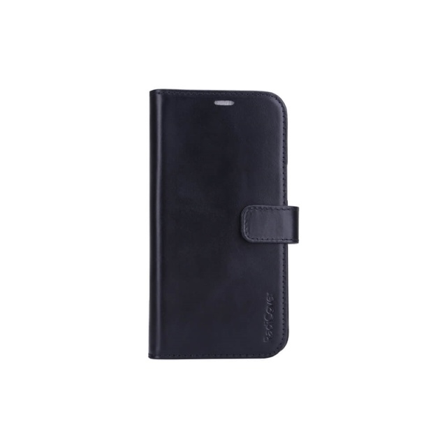 RADICOVER Radiation protected Mobilewallet Leather iPhone 12 Pro Max 2in1 Magnet Black 3-Led RFID