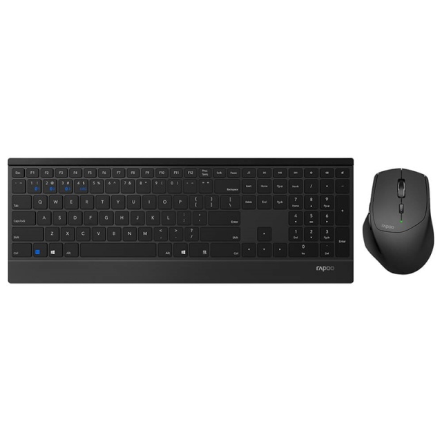 RAPOO Keyboard/Mice Set 9500M Multi-Mode Wireless Black