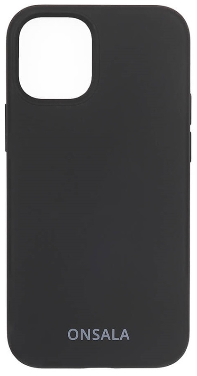 ONSALA Mobile Cover Silicone Black iPhone 12  Mini
