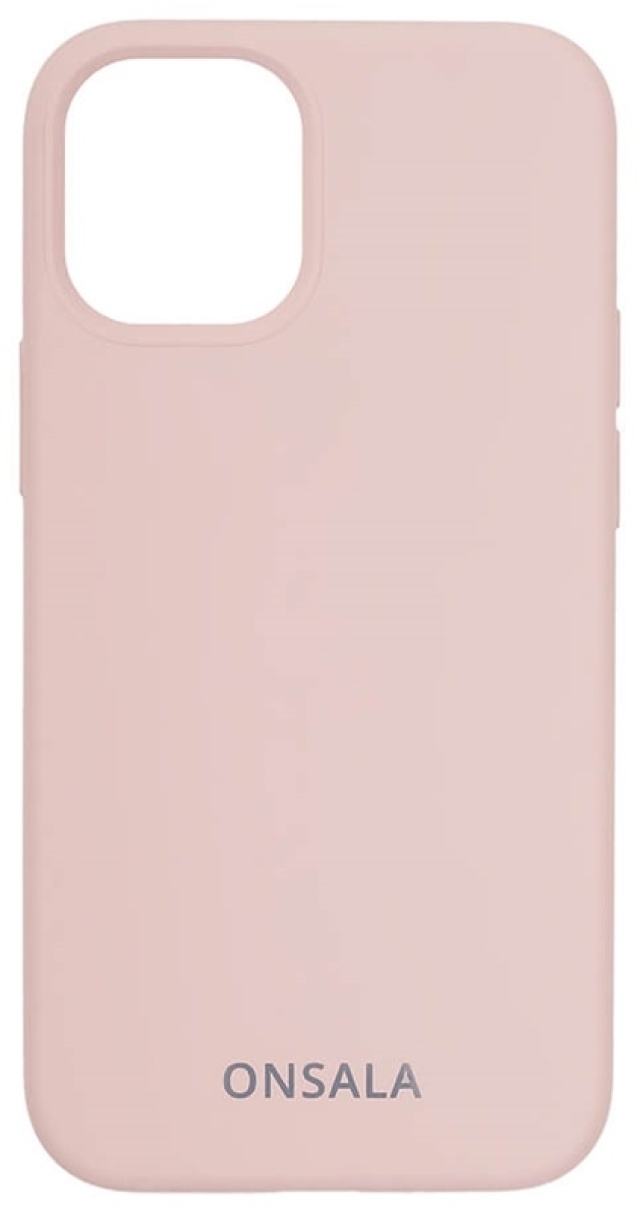 ONSALA Mobile Cover Silicone Sand Pink iPhone 12  Mini