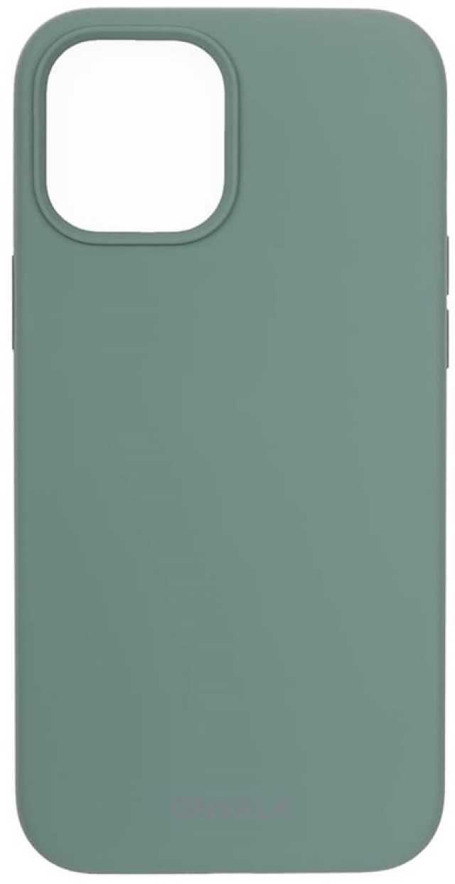 ONSALA Mobile Cover Silicone Pine Green iPhone 12 / 12 Pro