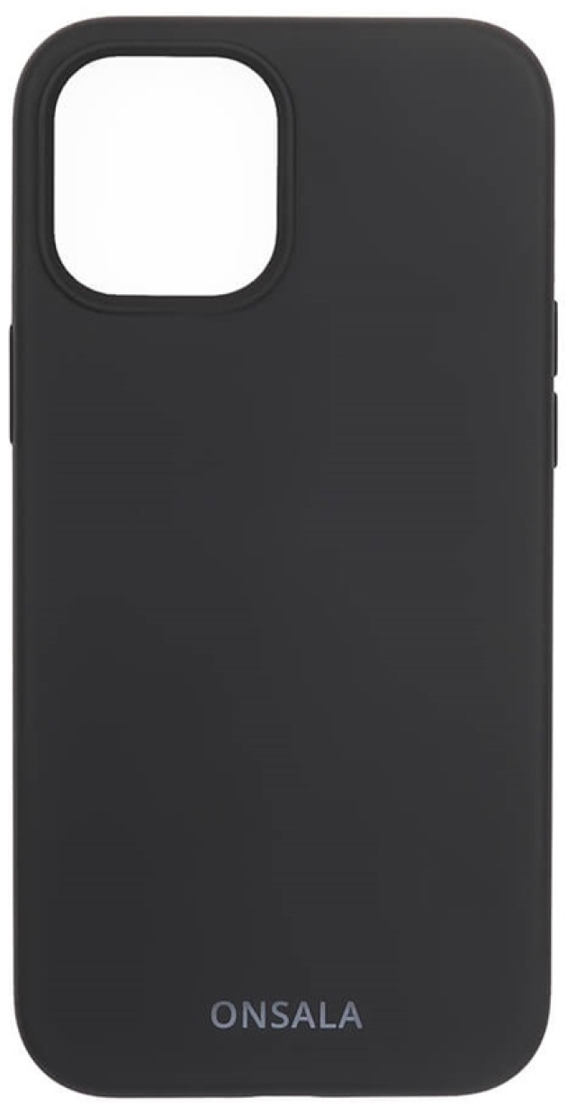 ONSALA Mobile Cover Silicone Black iPhone 12 Pro Max
