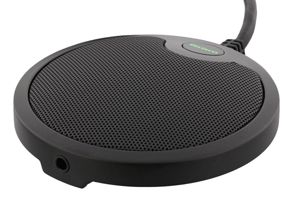DELTACO Office DELC-0002 boundary conference microphone with USB and 3