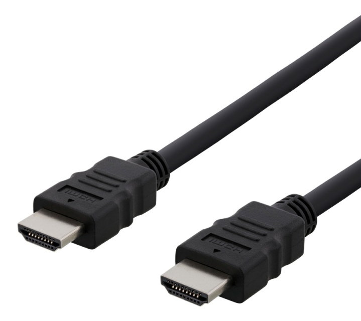 DELTACO HDMI cable FSC, HDMI High Speed w/Ethernet, CCS, 3,0m, black