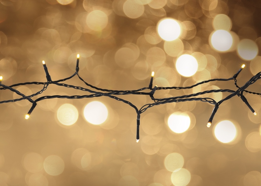 WiFi light chain, 15m, 120 led, adapter,IP44,WW