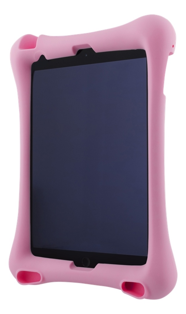 DELTACO Silicone shell for 10.2 "-10.5" iPads, stands, pink