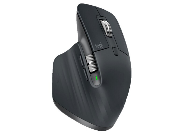 Logitech MX Master 3S - Muis - Draadloos - Bluetooth, 2,4 GHz, Grafiet