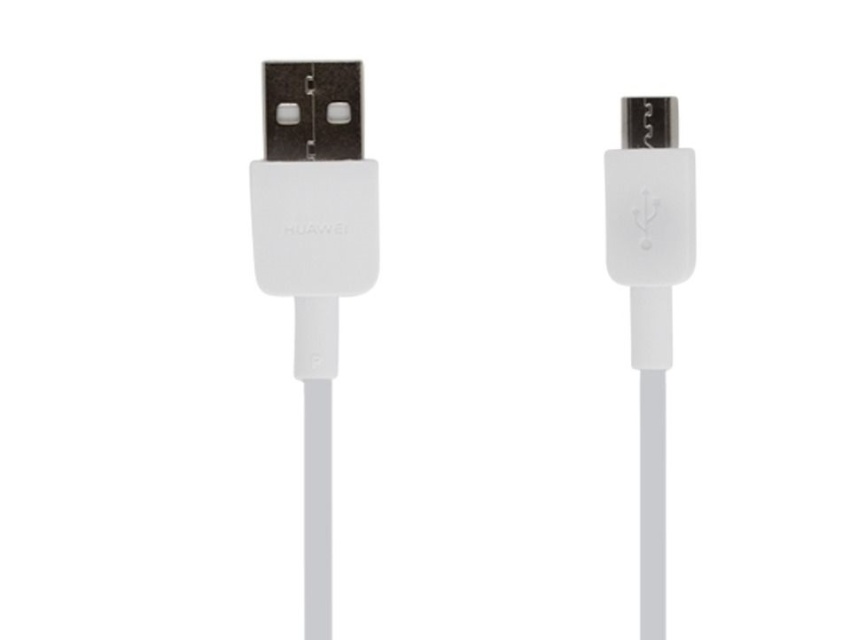 USB C-kabel, 1 m, Wit, Bulk