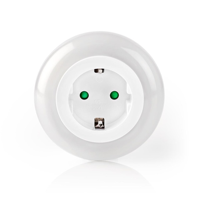 Nedis Nachtlampje met Stekker | Dag / nacht-sensor | 3680 W | 10 lm | Blauw / Groen / Wit