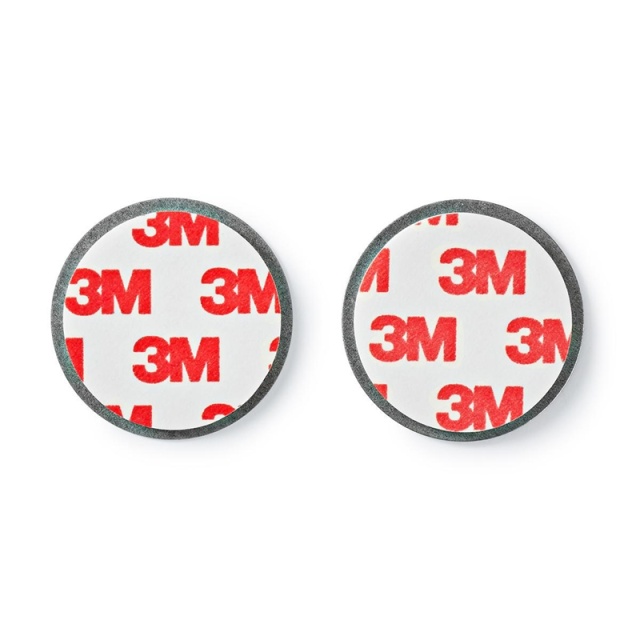 Nedis Montageset | Diameter: 39.4 mm | Magnetisch | Zelfklevende tape | Zilver