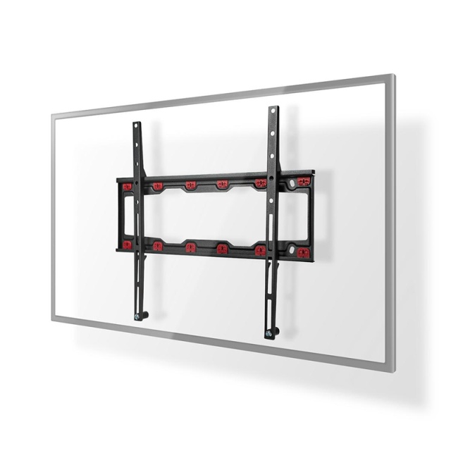 Nedis Vaste TV-Muurbeugel | 23 - 55 " | Maximaal schermgewicht: 35 kg | Minimale muurafstand: 28 mm | Staal | Zwart
