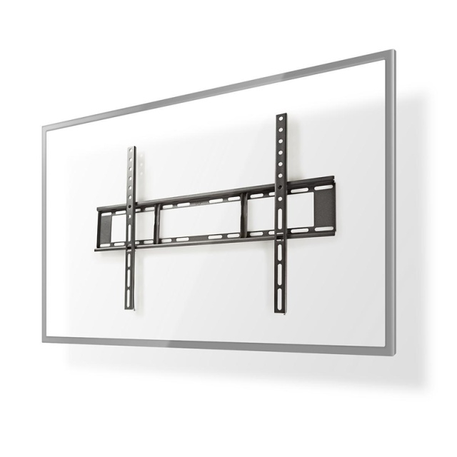 Nedis Vaste TV-Muurbeugel | 37 - 70 " | Maximaal schermgewicht: 35 kg | Minimale muurafstand: 23 mm | Staal | Zwart
