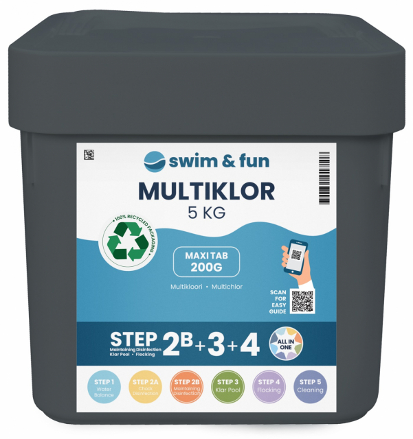 MultiKlor Maxi tab 200g 5 kg