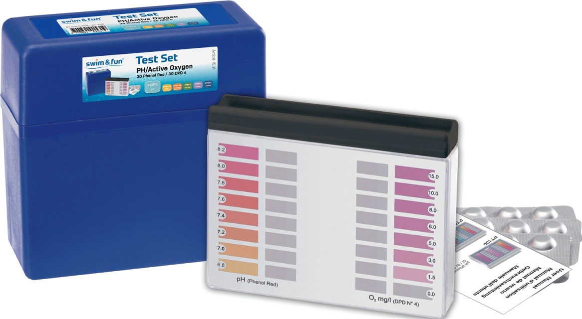 PH/actieve zuurstof testkit
