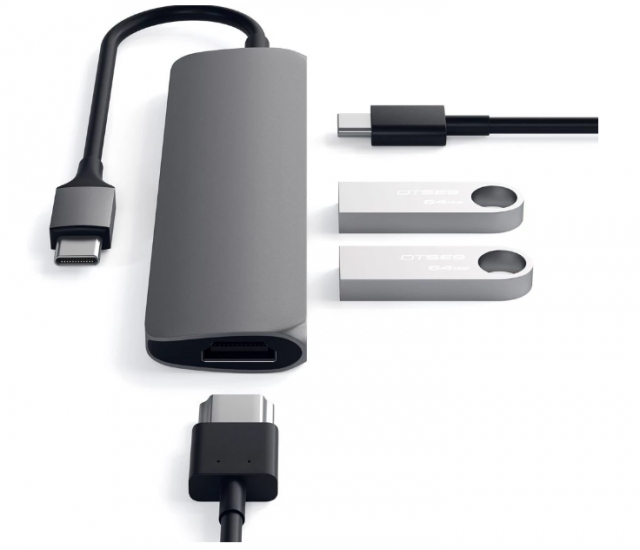 Satechi USB-C multi-poortadapter met 4K HDMI
