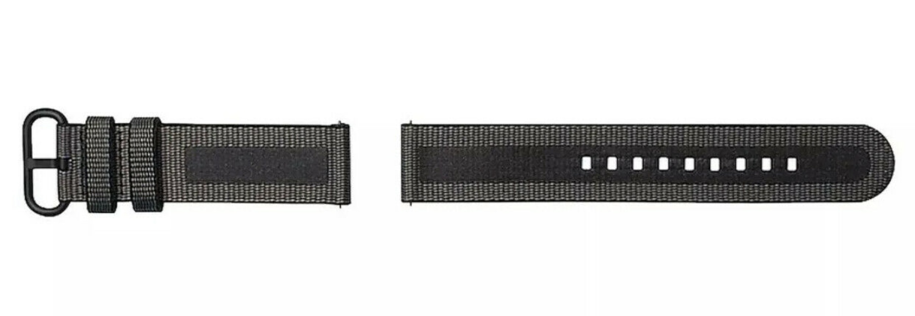 Strap Studio Textiel horlogeband Active 20 mm, zwart