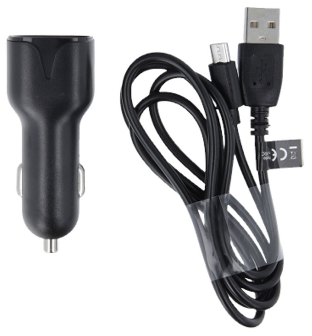 Maxlife MXCC-01 USB Autolader 1x USB 2.1A + microUSB kabel