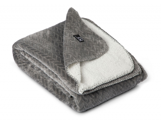 Kosta Linneväfveri Sherpapläd Smeviken, Grå