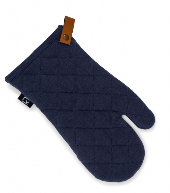 Kosta Linneväfveri Grillvante, Marinblå