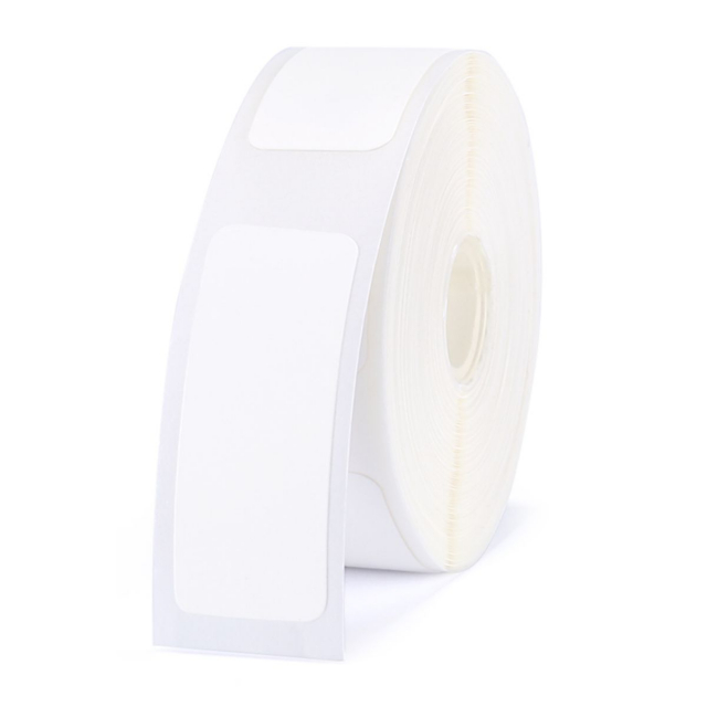 Thermische etiketten voor Niimbot D11 etiketteermachine, Zelfklevend, 12x40mm, Wit